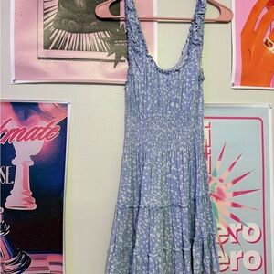 Ocean Drive Blue Floral Midi Dress